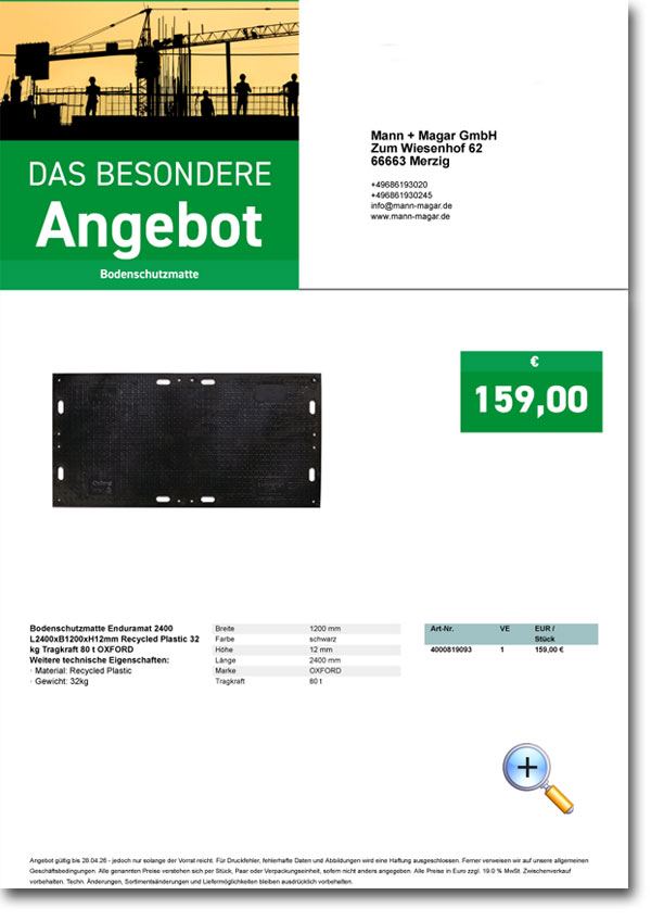 Monatsangebot